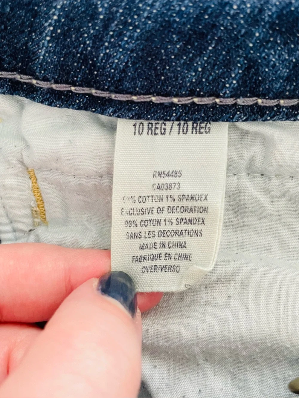 American Eagle Outfitters Dark Blue Wide Leg Jeans